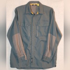 Cabela's Sz-Large Guidewear Two-Tone Button Down Shirt.